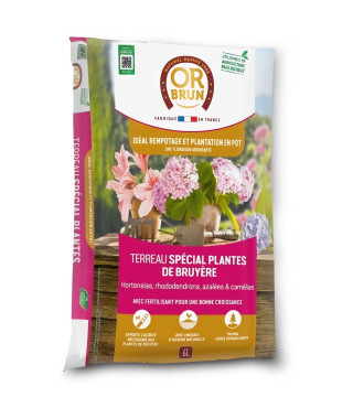 Terreau spécial plantes de bruyere - OR BRUN - OBRTBRU6U - 6L - Meilleur enracinement