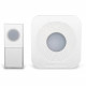 Carillon sans fil - SCS SENTINEL - 200 metres - SimplyBell - Blanc