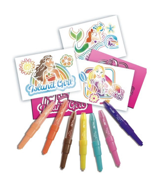 Blopens - LANSAY - Disney Princess - 7 pochoirs - Des 5 ans
