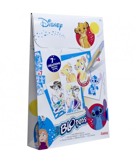 Blopens - LANSAY - Les héros Disney - 7 pochoirs - Des 5 ans