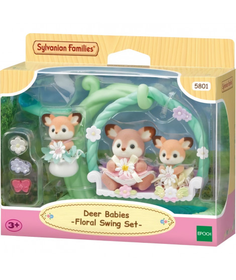 Les bébés Biche et balancelle - SYLVANIAN FAMILIES - 5801