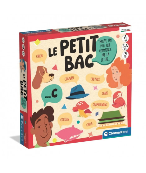 Le petit bac, jeu de société CLEMENTONI