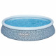 Kit piscine gonflable BESTWAY - Fast Set - 396 x 84 cm - Ronde (Filtre a cartouche, 1 cartouche)