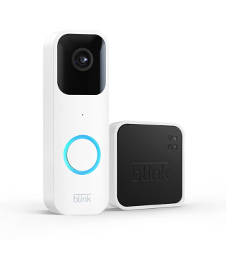 Sonnette vidéo sans fil Blink Video Doorbell + Blink Sync Module 2