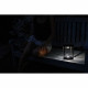 Mini photophore solaire pour table - Parois en verre - Noir
