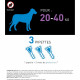 FRONTLINE 3 Pipettes antiparasitaires SPOT ON Chien - 20-40 kg - Puces, tiques, poux