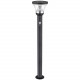 Lampadaire solaire - GALIX - G4595C - Tres éclairant - Inox avec détecteur - H93 cm - 1000 Lumens