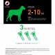 FRONTLINE 3 Pipettes antiparasitaires COMBO Chien - 2 a 10 kg -  Puces, tiques, poux broyeurs