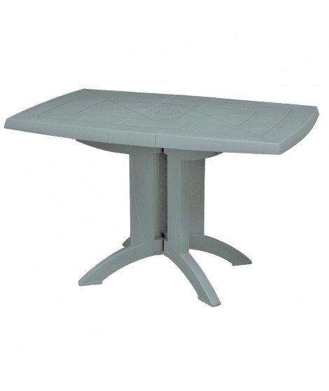 Salon de jardin: Table résine 118 cm VEGA + 4 chaises MIAMI