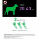 FRONTLINE 3 Pipettes antiparasitaires COMBO Chien - 20-40 kg  -  Puces, tiques, poux broyeurs