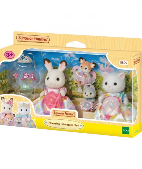 Les princesses en robes a fleurs - SYLVANIAN FAMILIES - 5809