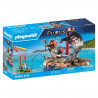 PLAYMOBIL 71794 Pirate avec radeau flottant et trésor