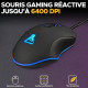 Pack gaming 2 en 1 - THE G-LAB - COMBO HYDRO - Clavier et souris filaires - Noir/Gris