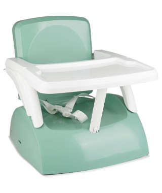Rehausseur de chaise - THERMOBABY - GUSTO 2-en-1 - Vert Sauge - Evolutif et transportable