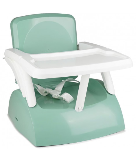 Rehausseur de chaise - THERMOBABY - GUSTO 2-en-1 - Vert Sauge - Evolutif et transportable