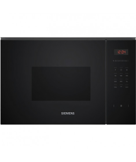 Micro-ondes+grill encastrable - SIEMENS IQ300 - BE523LMB1F - Noir - 1 mode de cuisson - 38,2 x 59,4 x 31,7 cm