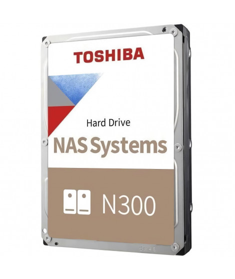 Disque dur interne - TOSHIBA - NAS N300 - 14 To - 7200 tpm - Haute fiabilité - RAID