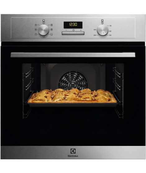 Four encastrable multifonction catalyse - ELECTROLUX - EOH3C10BX - Inox anti-trace - Porte ventilée 2 verres
