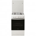 Cuisiniere a gaz - INDESIT - IS5GOPMW/FR - 4 feux - 50 cm - Blanc - Four a gaz 68L