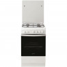 Cuisiniere a gaz - INDESIT - IS5GOPMW/FR - 4 feux - 50 cm - Blanc - Four a gaz 68L