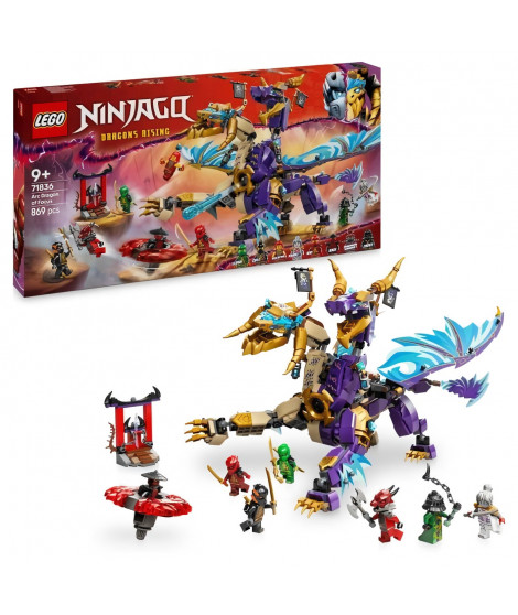 LEGO NINJAGO 71836 Arc : le dragon de la concentration, Jeu pour garçon ou fille des 9 ans