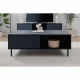 Table basse - CARACAS 55A - Bleu marine - 2 tiroirs, 2 niches - 110 x 40 x 60 cm