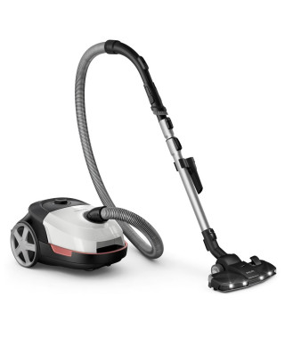 Aspirateur traineau avec sac - PHILIPS XD6122/12 - 900 W - 4 L - Blanc polaire
