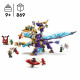 LEGO NINJAGO 71836 Arc : le dragon de la concentration, Jeu pour garçon ou fille des 9 ans