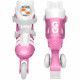 Patins en ligne 2-en-1 - STAMP - SKIDS CONTROL - 3 roues - Taille 27-30 - Rose