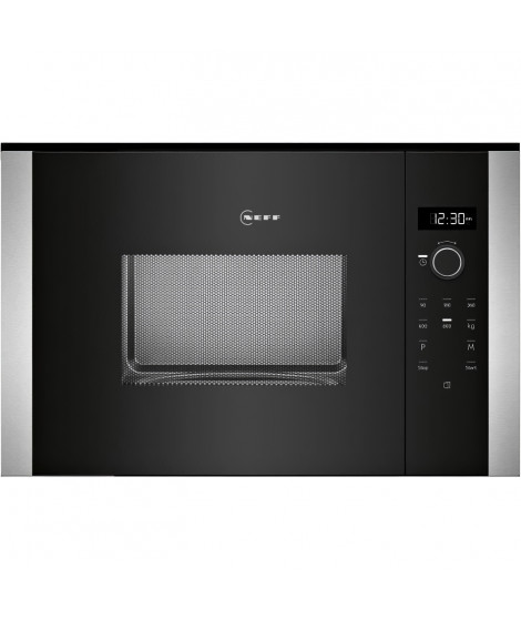 Micro-ondes simple encastrable - NEFF N50 - HLAWD23N1F - Inox - 20 L - 38,2 x 59,4 x 31,7 cm