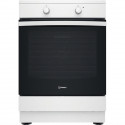 Cuisiniere a induction - INDESIT - IS67IQ5KCW/E - 3 foyers - 2600 W - 60 cm - Blanc