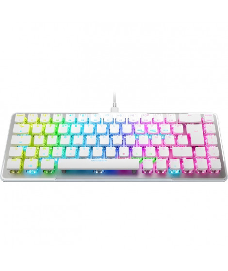 Clavier gaming optique et mécanique sans fil - Turtle Beach - Vulcan II Mini - Blanc
