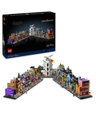 LEGO Harry Potter 76444 Les boutiques magiques du Chemin de Traverse - Set pour adultes