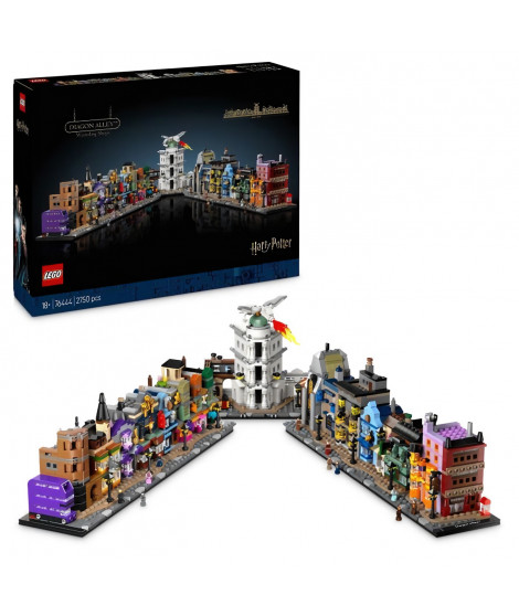 LEGO Harry Potter 76444 Les boutiques magiques du Chemin de Traverse - Set pour adultes