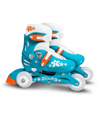 Patins en ligne 2-en-1 - DISNEY - STITCH - 3 roues - Taille 27-30