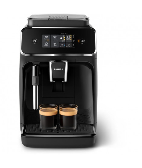 Machine expresso broyeur automatique - PHILIPS - EP2225/10 - 1500 W - 275 g de grains - Noir mat