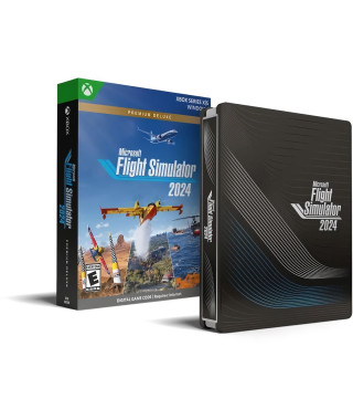 Microsoft Xbox Flight Simulator 2024 - Jeu Xbox Series X - Premium Deluxe Edition SteelBook