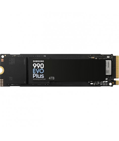 SSD Interne - SAMSUNG - 990 EVO Plus 4 To - NVMe M.2 PCIe 4.0x4 - Vitesse lecture jusqu'a 7 250 Mo/s