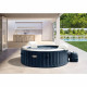 INTEX Spa Gonflable 6 places Pure Spa Blue navy avec plateau LED Offert