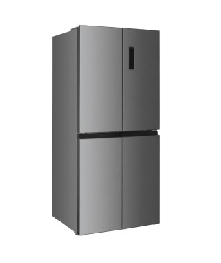 Réfrigérateur - BEKO - GNO46624MXPN - 4 portes - 466 L - Classe C - Paroi de fond inox - 79,5 x 74 x 180 cm - Inox