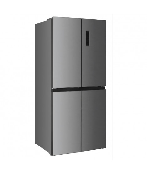 Réfrigérateur - BEKO - GNO46624MXPN - 4 portes - 466 L - Classe C - Paroi de fond inox - 79,5 x 74 x 180 cm - Inox