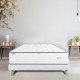 LUXURY LITERIE - Ensemble matelas + sommier - IRIS - 160 x 200 cm - Tapissier - Ferme  - Face été/hiver