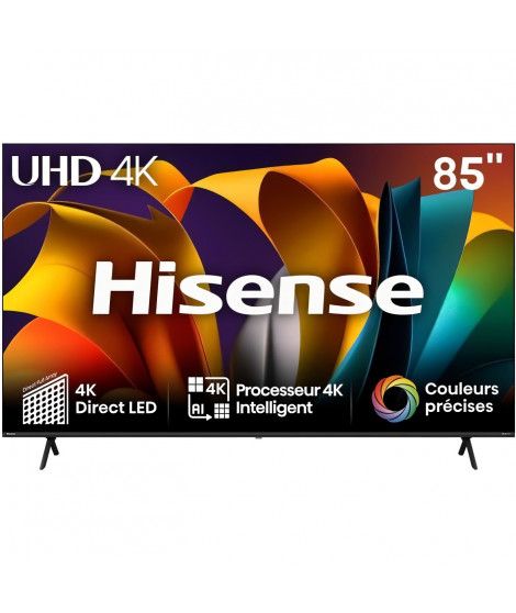 Hisense 85A6N - TV LED 85 (215 cm) - 4K UHD - Dolby Vision - Smart TV - 3xHDMI 2.1