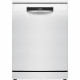 Lave-vaisselle pose libre BOSCH SSMS6ZCW12F SER6 - 14 couverts - Induction - L60cm - 38 dB - tiroir a couverts - Blanc