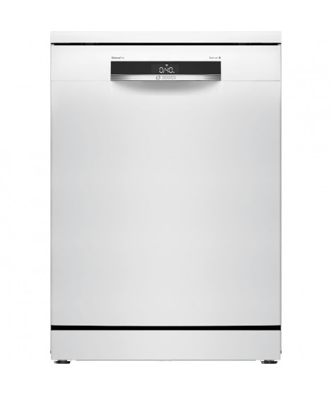 Lave-vaisselle pose libre BOSCH SSMS6ZCW12F SER6 - 14 couverts - Induction - L60cm - 38 dB - tiroir a couverts - Blanc