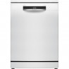 Lave-vaisselle pose libre BOSCH SSMS6ZCW12F SER6 - 14 couverts - Induction - L60cm - 38 dB - tiroir a couverts - Blanc