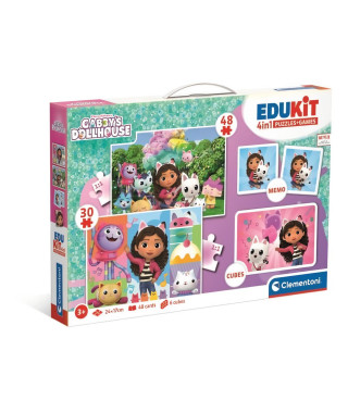 Edukit 4 en 1  Gabby et la maison magique CLEMENTONI