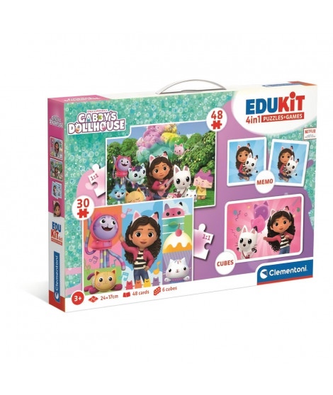 Edukit 4 en 1  Gabby et la maison magique CLEMENTONI
