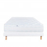 LUXURY LITERIE - Ensemble matelas + sommier - THERMOTEC - 160 x 200 cm - Tapissier - Ferme  - Face été/hiver