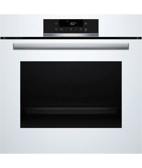 Four intégrable pyrolyse - BOSCH SER4 - HBA572BW3F - Blanc - Porte froide 4 vitres - 59,4 x 54,8 x 59,5 cm